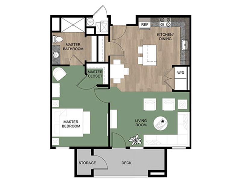 Grovecrest Villas Apartments Floor Plan Pine