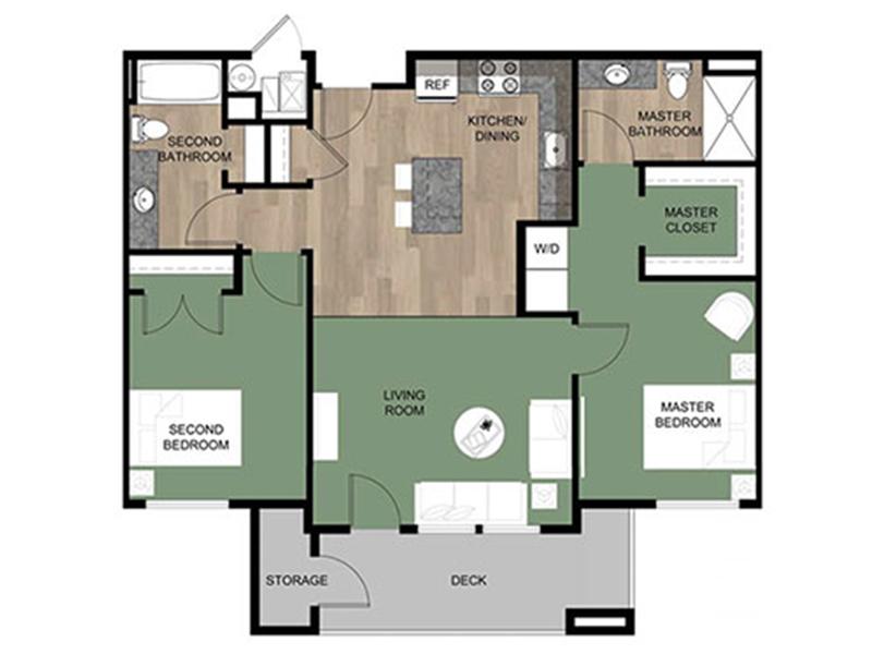 Grovecrest Villas Apartments Floor Plan Willow
