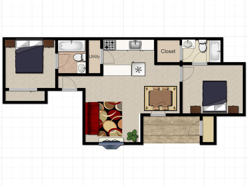 SPRUCE Floorplan at The Village at Raintree