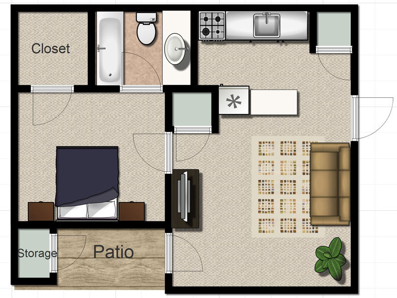 ELM Floorplan at The Village at Raintree