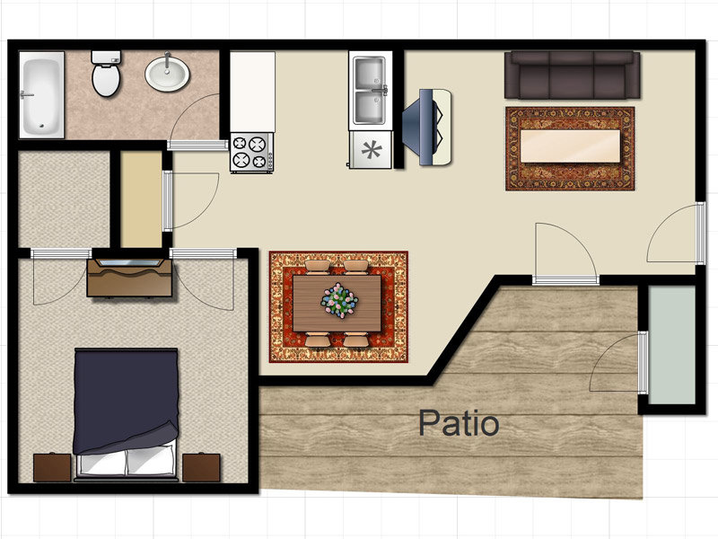 ASPEN Floorplan at The Village at Raintree