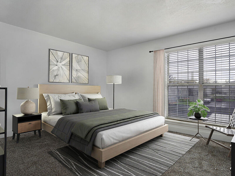 Apartment Interior Bedroom | The Village at Raintree