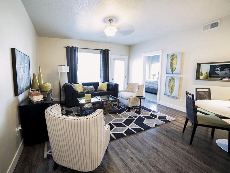 Living Room | Draper Village Apartments