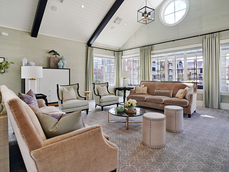 Community Seating Area with Windows | Draper Village