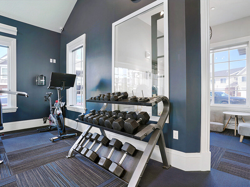 Fitess Center with Weights | Draper Village