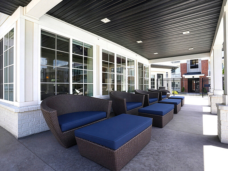 Outdoor Lounge Area | Draper Village