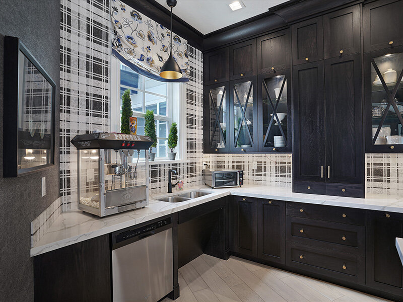 Community Kitchen with Dishwasher and Cabinets | Draper Village