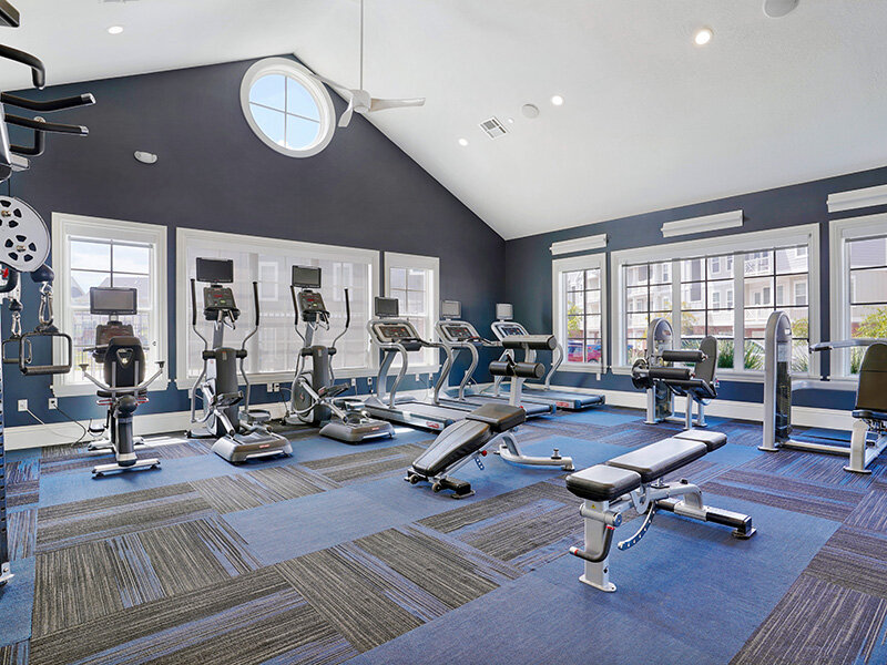 Fitness Center with Treadmills and Elipticals | Draper Village