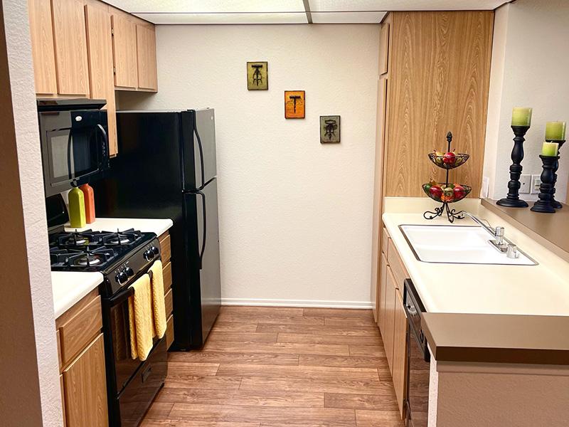 Fully Equipped Kitchen | Chaparral Apartments in Palmdale, CA