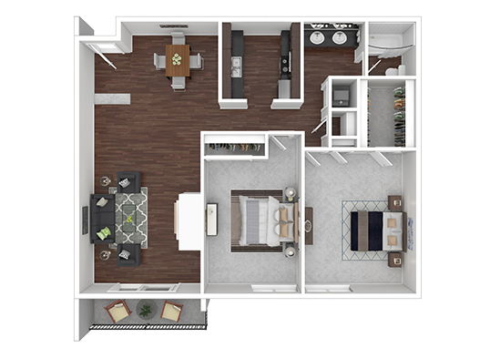 The Crimson Floorplan Image