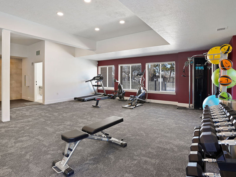Fitness Center | The Crimson Apartments