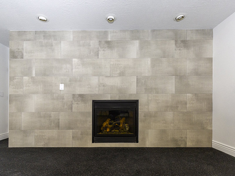 Beautiful Fireplace | The Crimson Apartments in Murray, UT