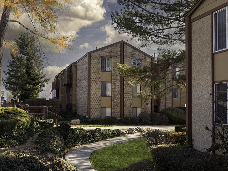 Building Exterior | The Brittany Apartments in Murray, UT
