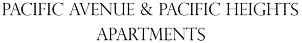 Pacific Avenue & Pacific Heights Logo