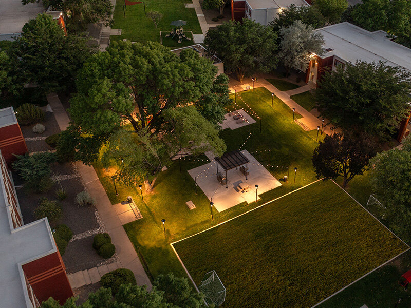 Aerial View of Apartment Complex | Artista