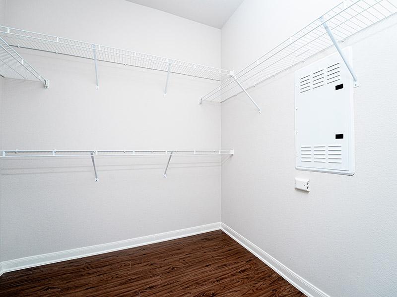 Closet Space | Cascadia Apartments