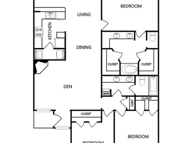 Shiloh Park Apartments Apartments Floor Plan Arlington