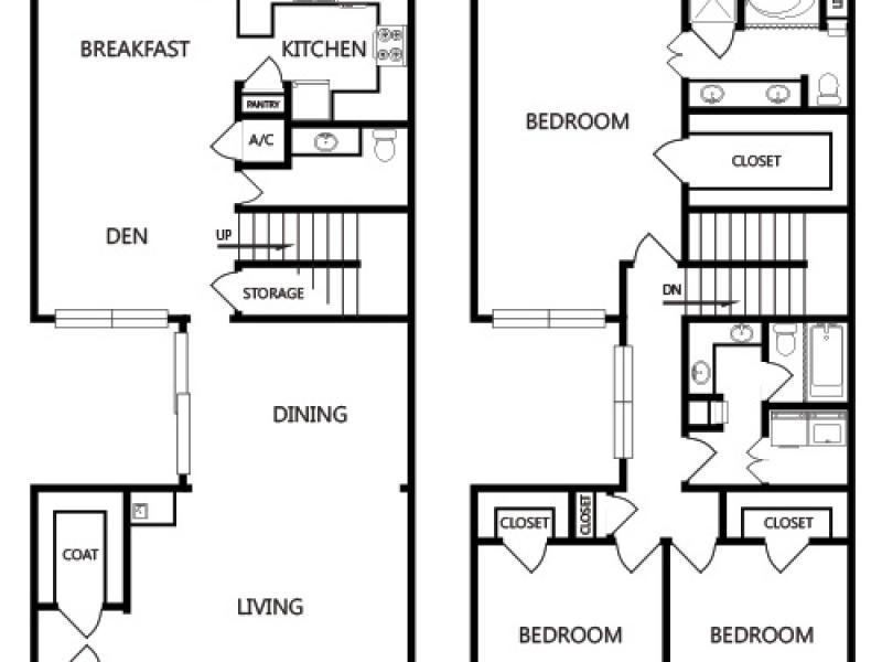 View floor plan image of Houston apartment available now