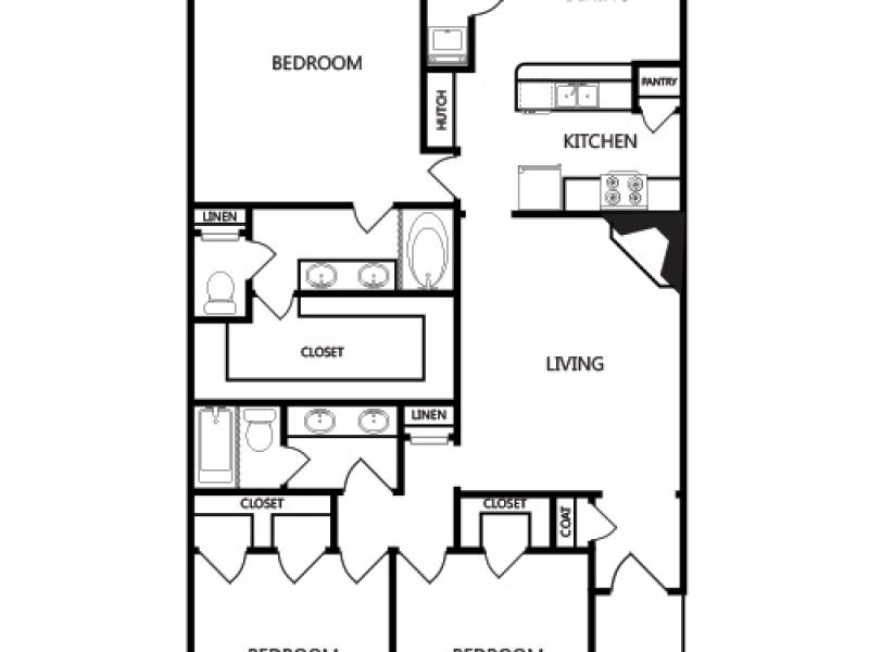 Shiloh Park Apartments Apartments Floor Plan Laredo
