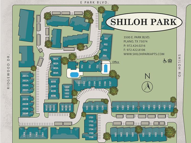 Site Map | Shiloh Park Townhomes