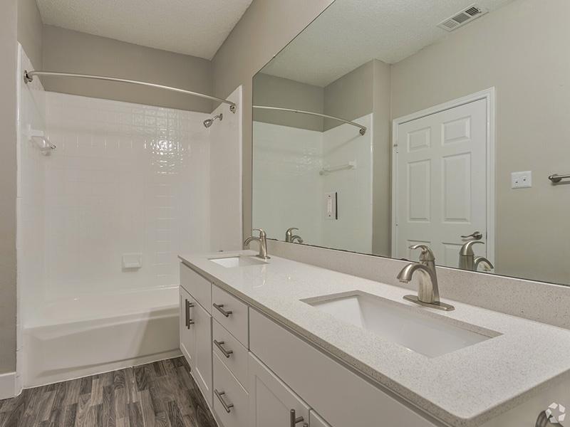 Bathroom | Shiloh Park Apartments in Plano, TX