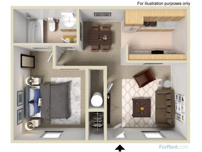 1 Bedroom 1 Bath Large