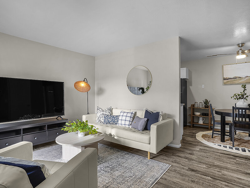 Model Living Room | Mountain Shadows Apartments
