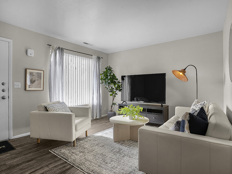 Model Front Room | Mountain Shadows Apartments
