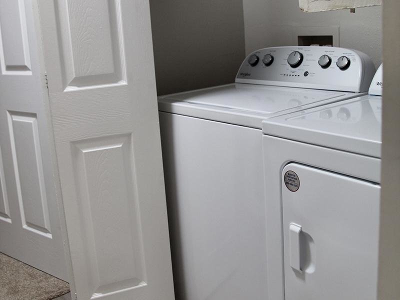 Washer and Dryer Space | Vintage on Yale Apartments in Tulsa, OK