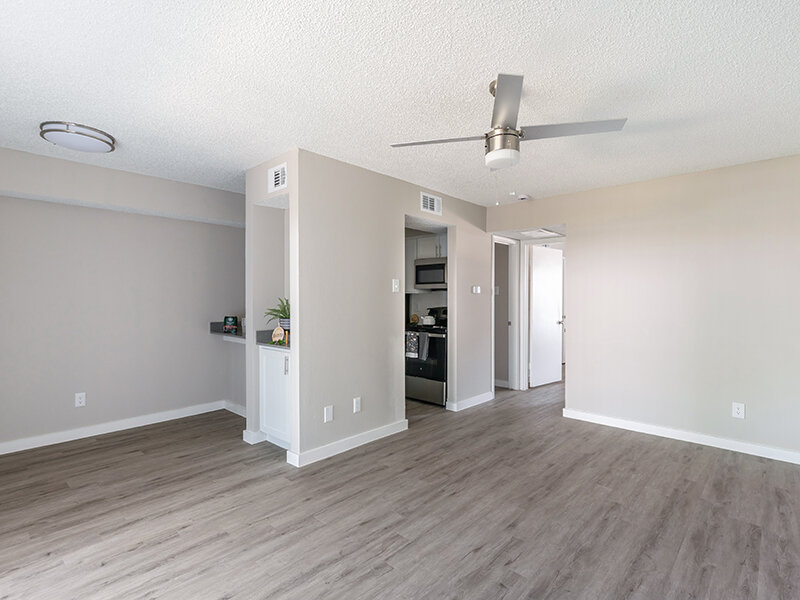 Wood Flooring Throughout | Villas on Rosemeade East Apartments