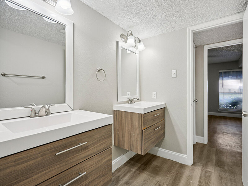 Double Vanity Sinks | Villas on Rosemeade East