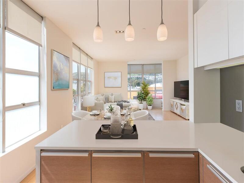Kitchen and Living Room | Pacific Place Daly City Apartments