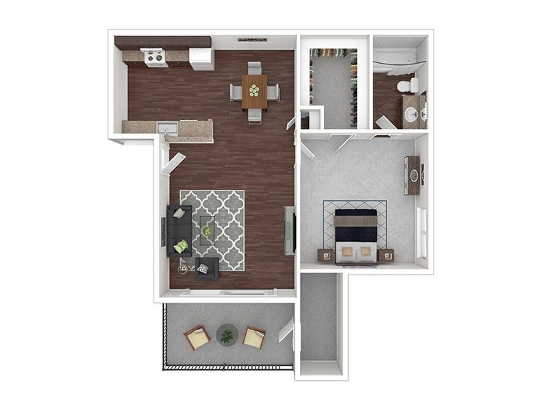 The Heritage floor plan at Birchmont