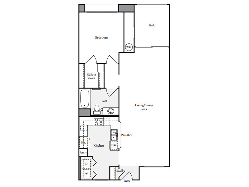 Aspire Floorplan at Elan Pacifico Encinitas