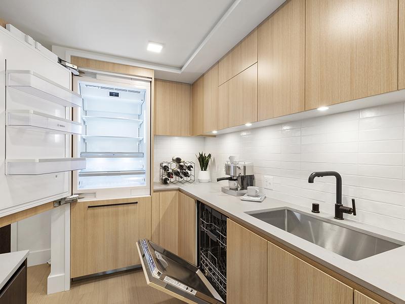 Hidden Fridge and Dishwasher | 950 Tennessee Apartments in San Francisco