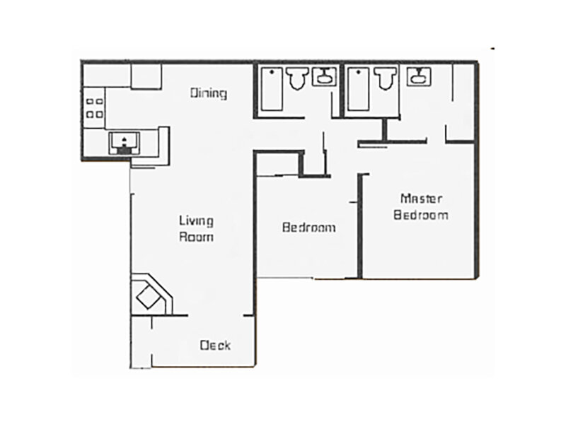 2 Bedroom 2 Bathroom A