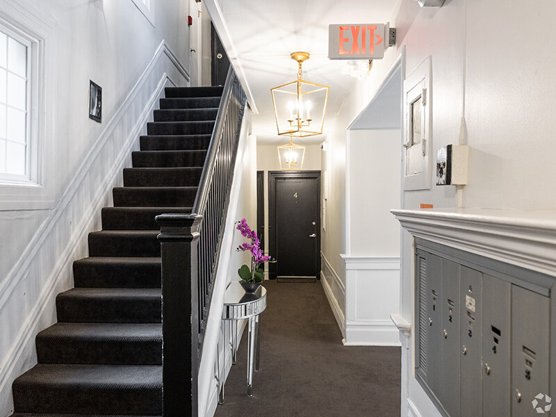 Hallway | 3201 Washington Apartments