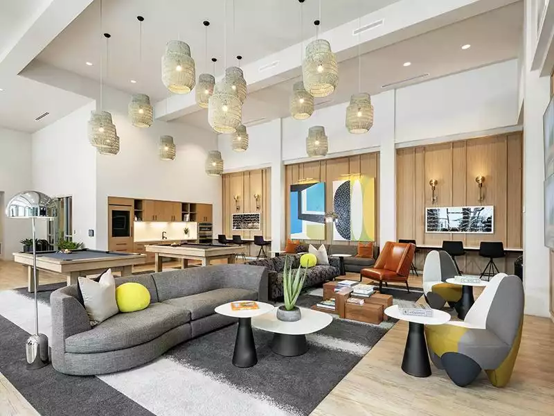 Clubhouse Lobby | Union South Bay | Apartment Carson