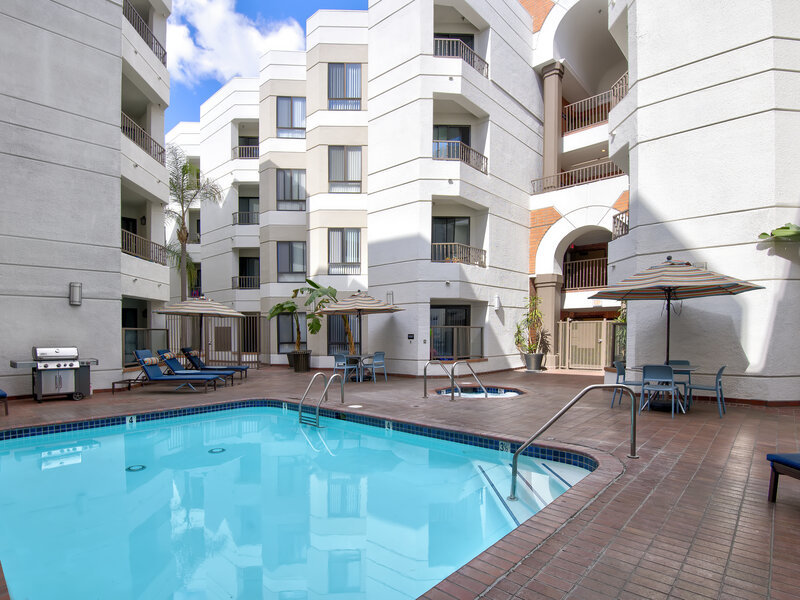 Pool | Elevation Long Beach Apartments in Long Beach, CA