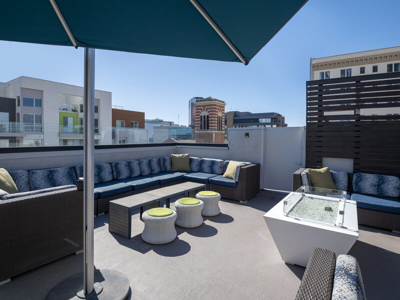 Rooftop Seating | Elevation Long Beach Apartments in Long Beach, CA