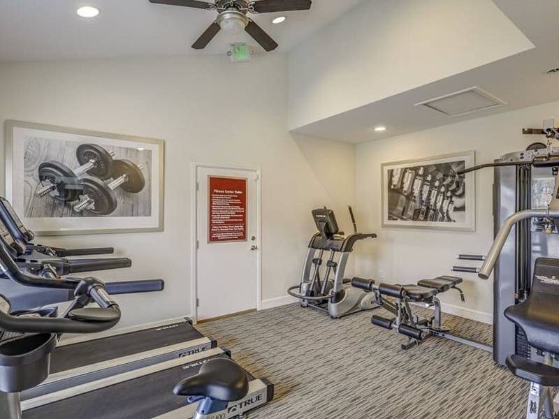 Gym | Ascent at Havana Apartments