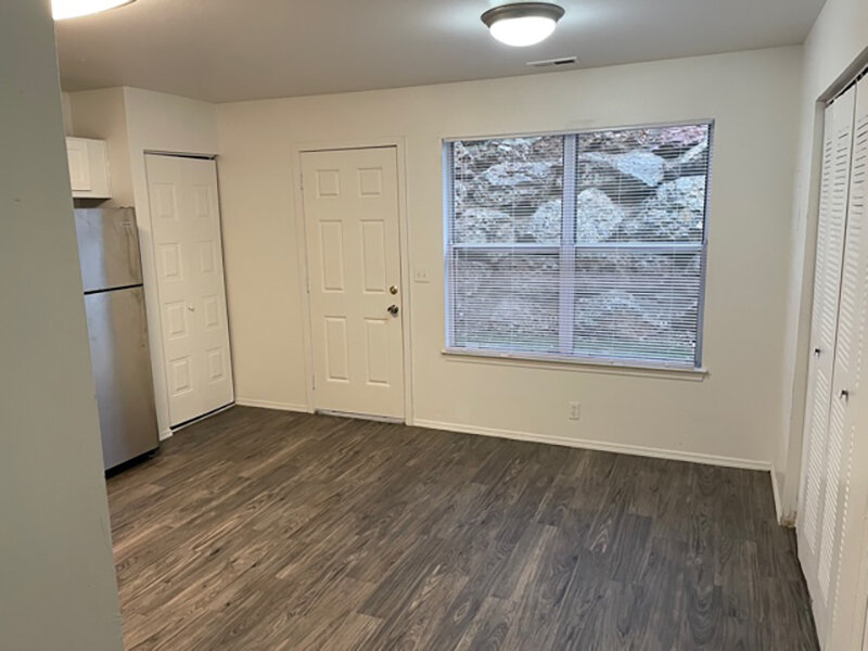 Kitchen with Window and Fridge | Mulberry Park