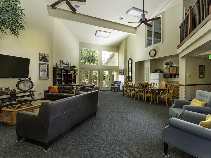 Clubhouse Lounge | Riley Court Senior Apartments in Bountiful, UT