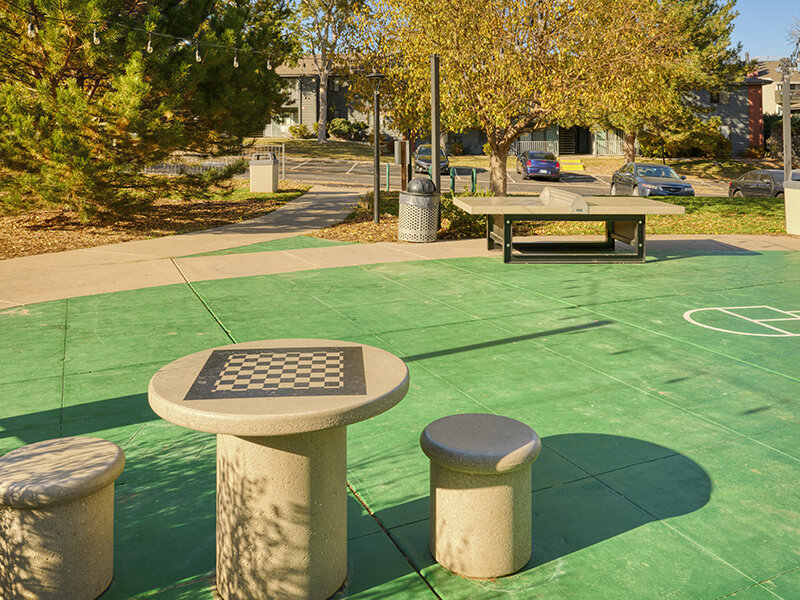 Chess Tables | Solstice Apartments in Aurora, CO