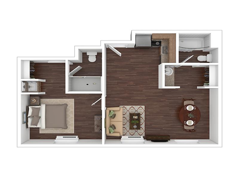 View floor plan image of Crystal apartment available now