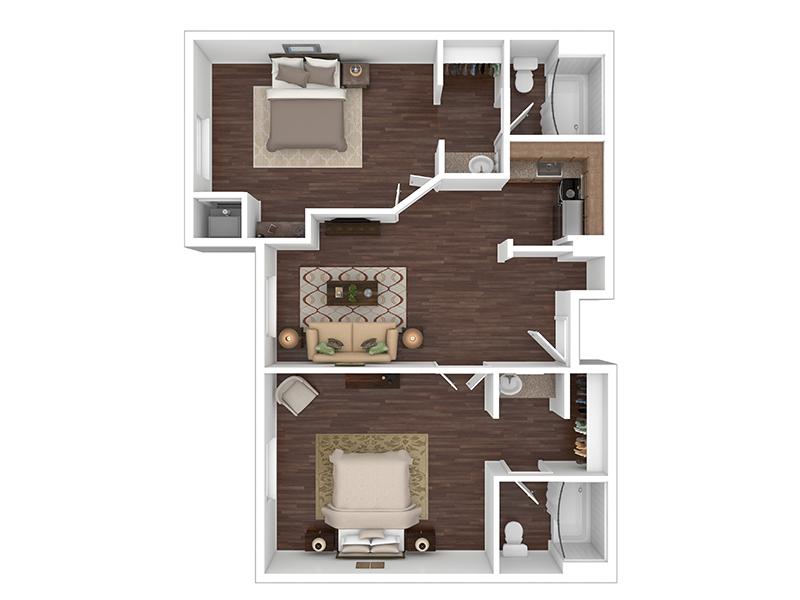 View floor plan image of Obsidian apartment available now