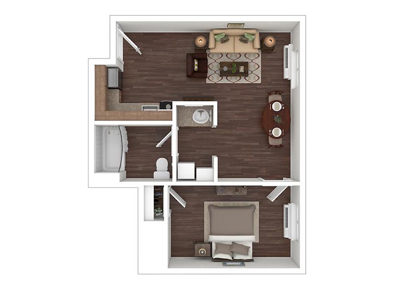 View floor plan image of Travertine apartment available now