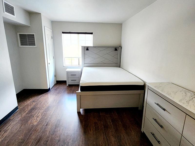 Bedroom and Closet | Onyx at Oslo Apartments in San Antonio, TX
