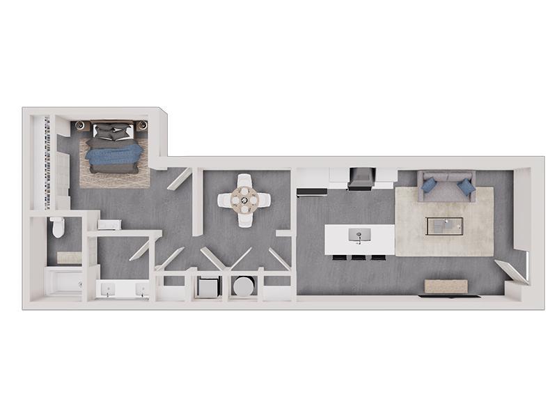 saw Floor Plan at theCHARLI Apartments