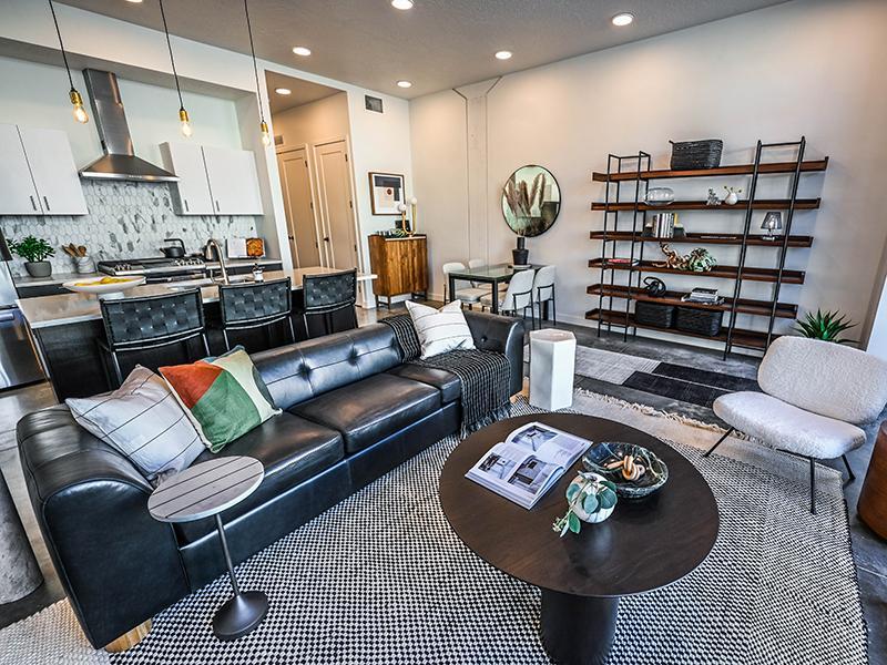Living Room | TheCHARLI Apartments in Salt Lake City, UT